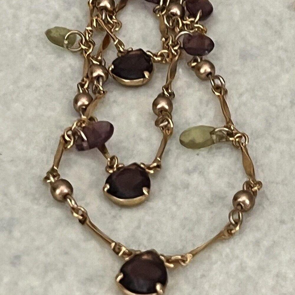 Avon Triple Strand Crystal Necklace